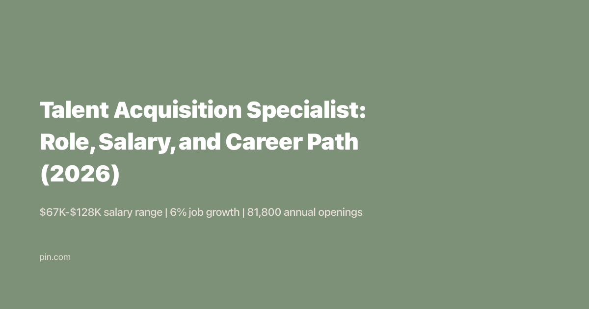 Talent Acquisition Specialist: Role, Salary, and Career Path (2026)