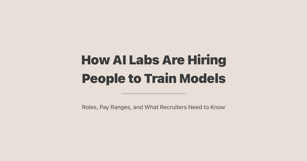 How AI Labs Are Hiring People to Train Models