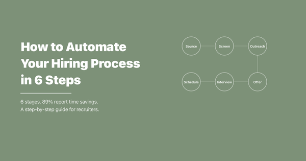 How to Automate Your Hiring Process in 6 Steps