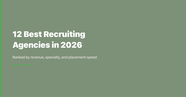 12 Best Recruiting Agencies in 2026 (Ranked List)