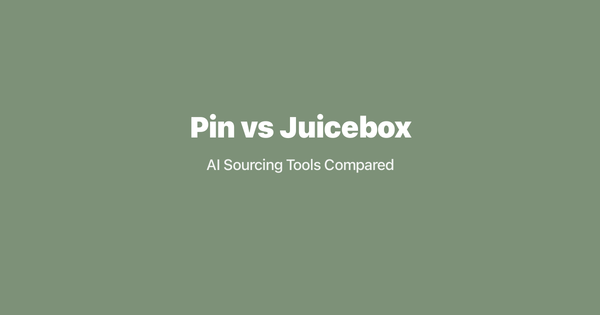 Pin vs Juicebox: AI Sourcing Tools Compared