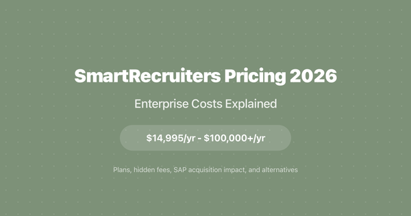 SmartRecruiters Pricing 2026: Enterprise Costs Explained