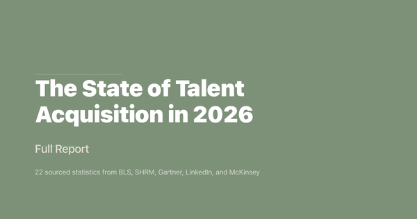 The State of Talent Acquisition in 2026: Full Report
