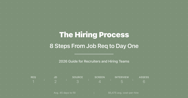 The Hiring Process: 8 Steps From Job Req to Day One (2026)